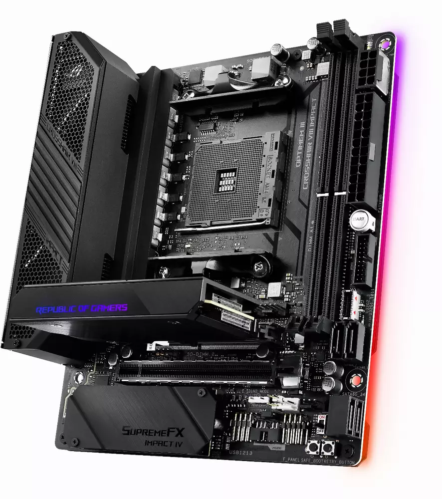 Дънна платка ASUS ROG CROSSHAIR VIII IMPACT X570 Mini-DTX