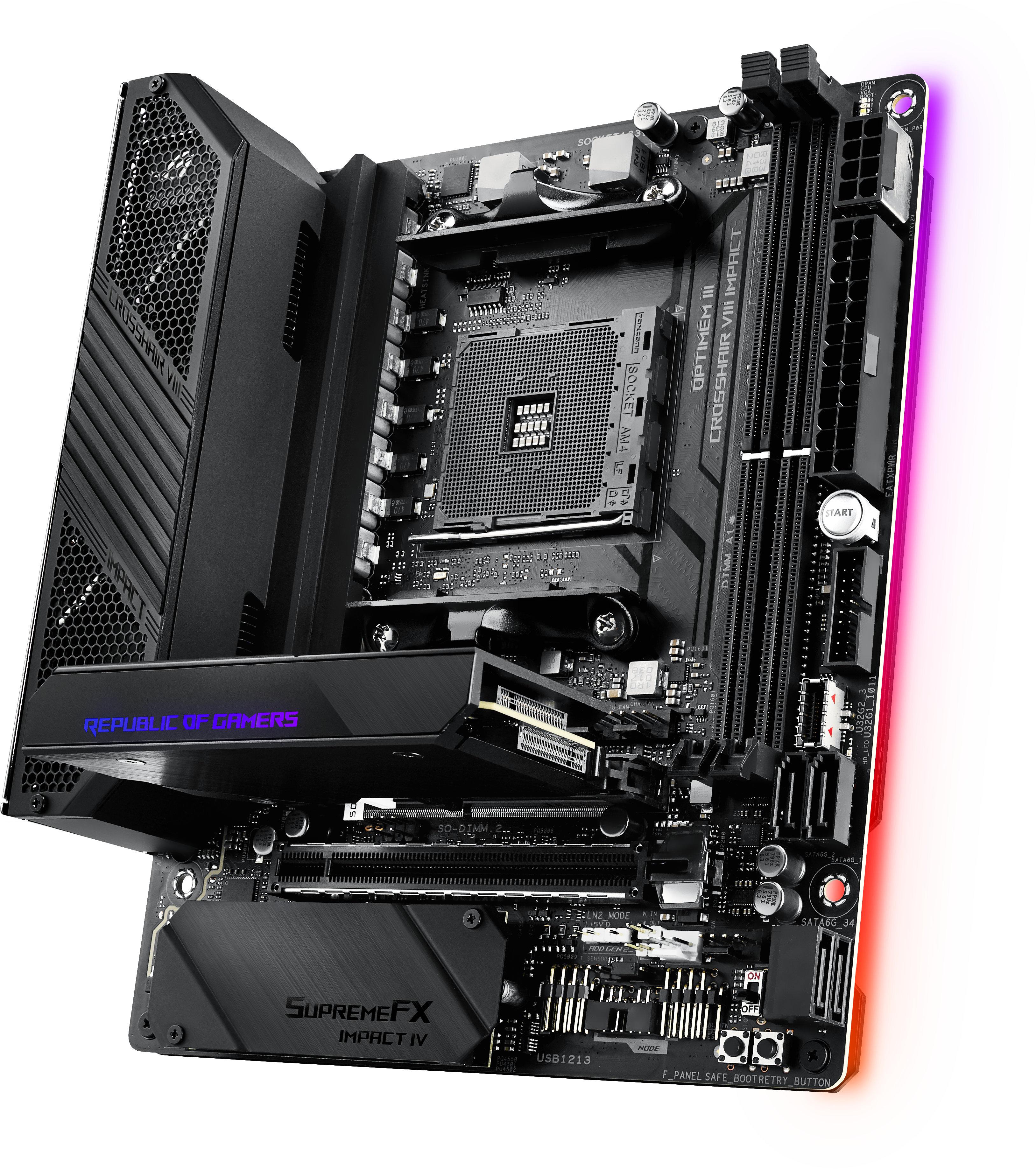 Дънна платка ASUS ROG CROSSHAIR VIII IMPACT X570 Mini-DTX