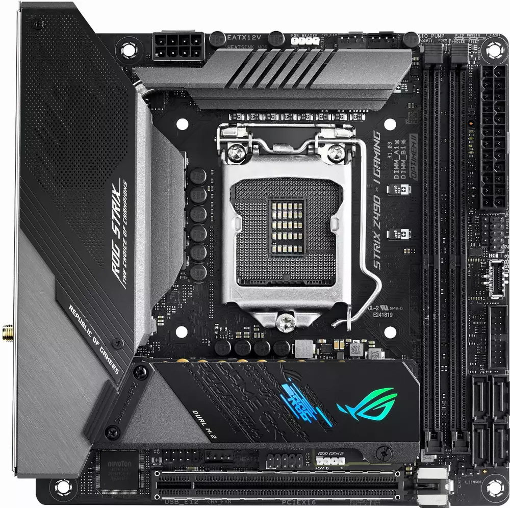 Дънна платка ASUS ROG STRIX Z490-I GAMING (WI-FI)