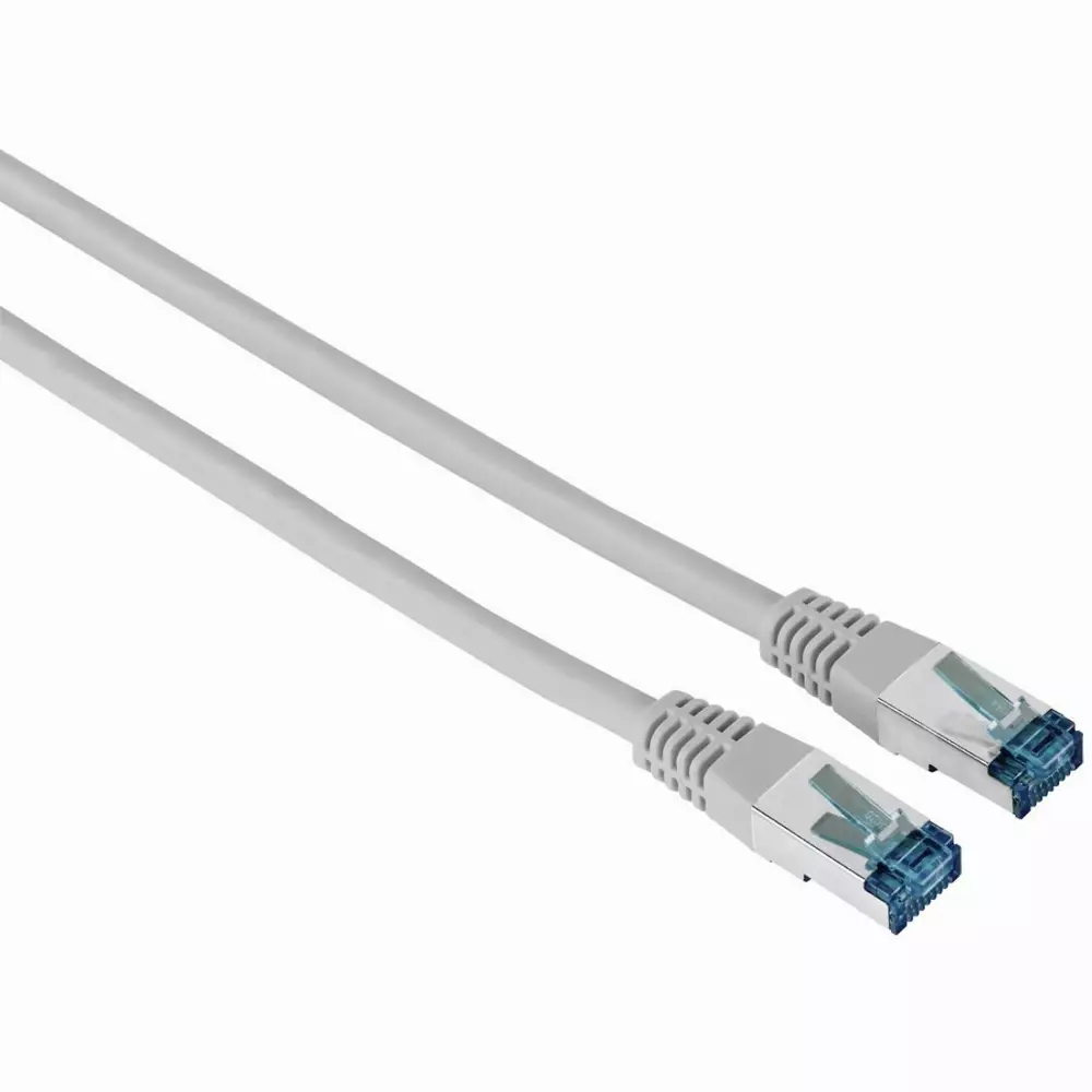 Мрежов пач кабел HAMA STP, CAT 6, RJ-45 - RJ-45, 5.0 m, Сив, булк опаковка
