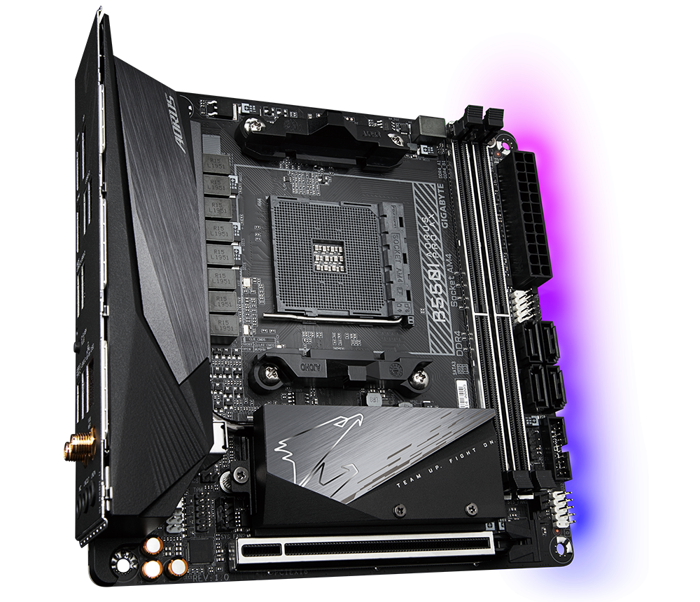 Дънна платка GIGABYTE B550I AORUS PRO AX (WI-FI)