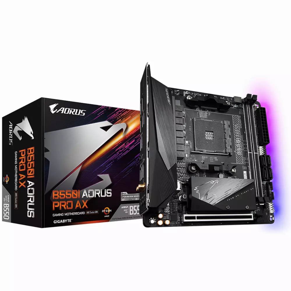 Дънна платка GIGABYTE B550I AORUS PRO AX (WI-FI)