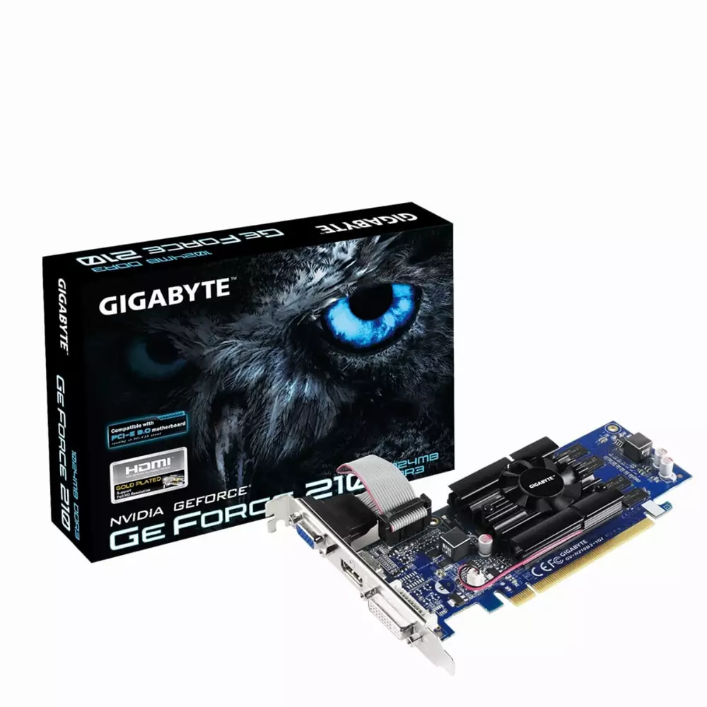 Видео карта GIGABYTE GeForce 210 1GB DDR3 rev. 6.1