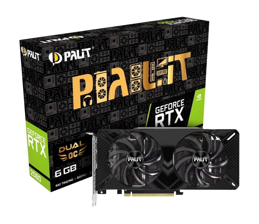 Видео карта PALIT GeForce RTX 2060 Dual OC 6G