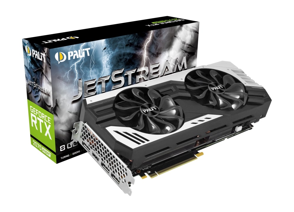 Видео карта PALIT GeForce RTX 2070 SUPER JetStream 8G