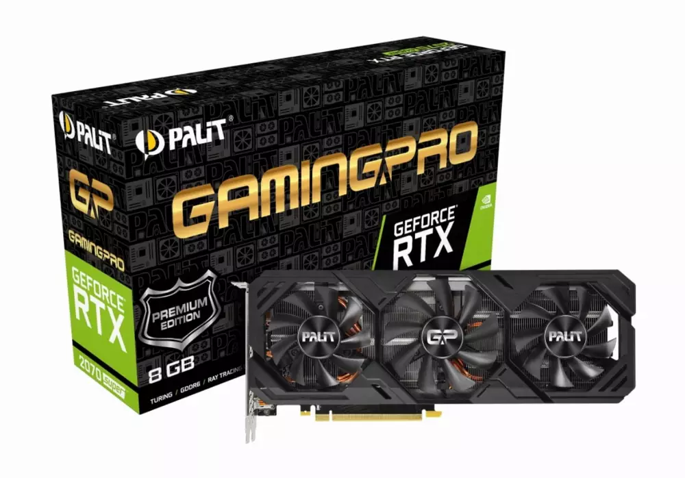 Видео карта PALIT GeForce RTX 2070 SUPER GP PREMIUM 8G