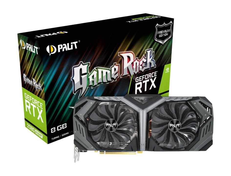 Видео карта PALIT GeForce RTX 2080 SUPER GameRock PREMIUM 8G