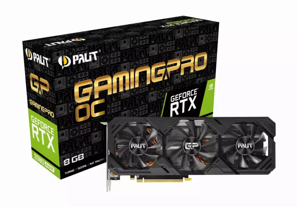 Видео карта PALIT GeForce RTX 2080 SUPER GAMING PRO OC 8G