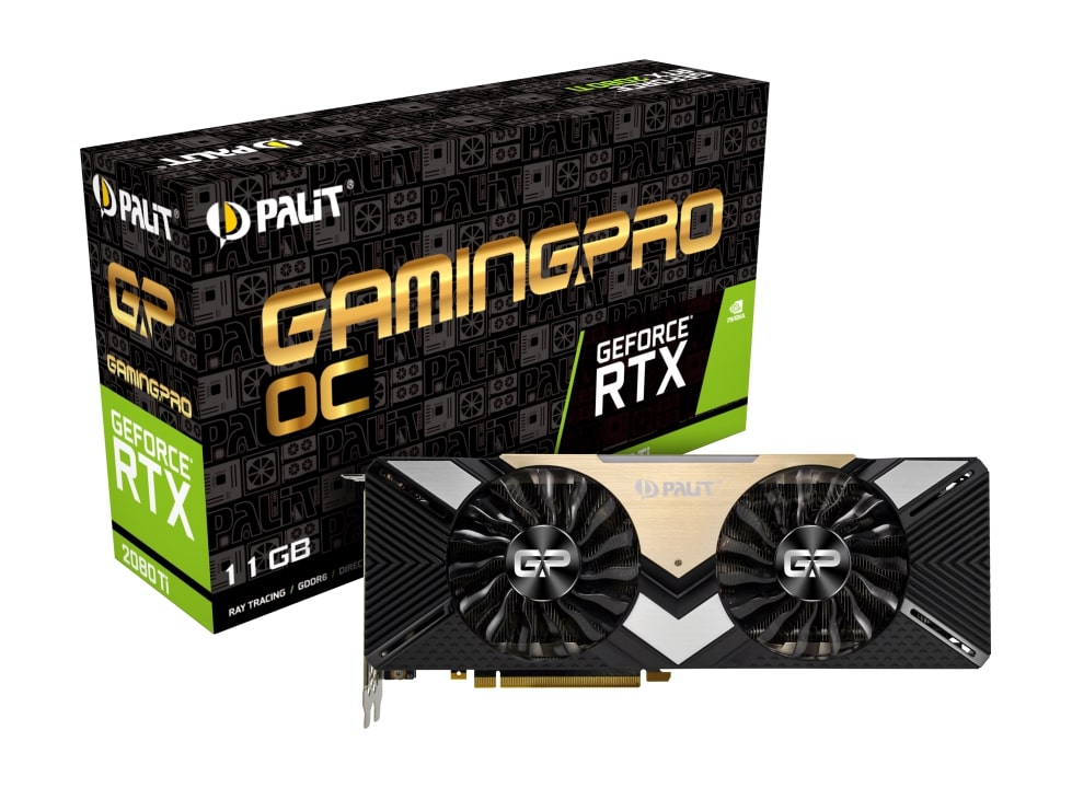 Видео карта PALIT GeForce RTX 2080 Ti GamingPro OC 11G