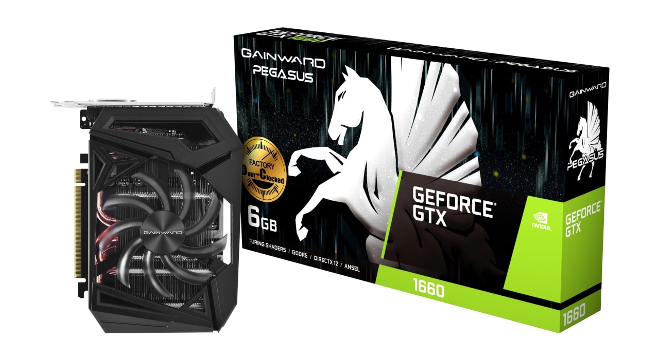 Видео карта GAINWARD GeForce GTX 1660 Pegasus OC 6GB