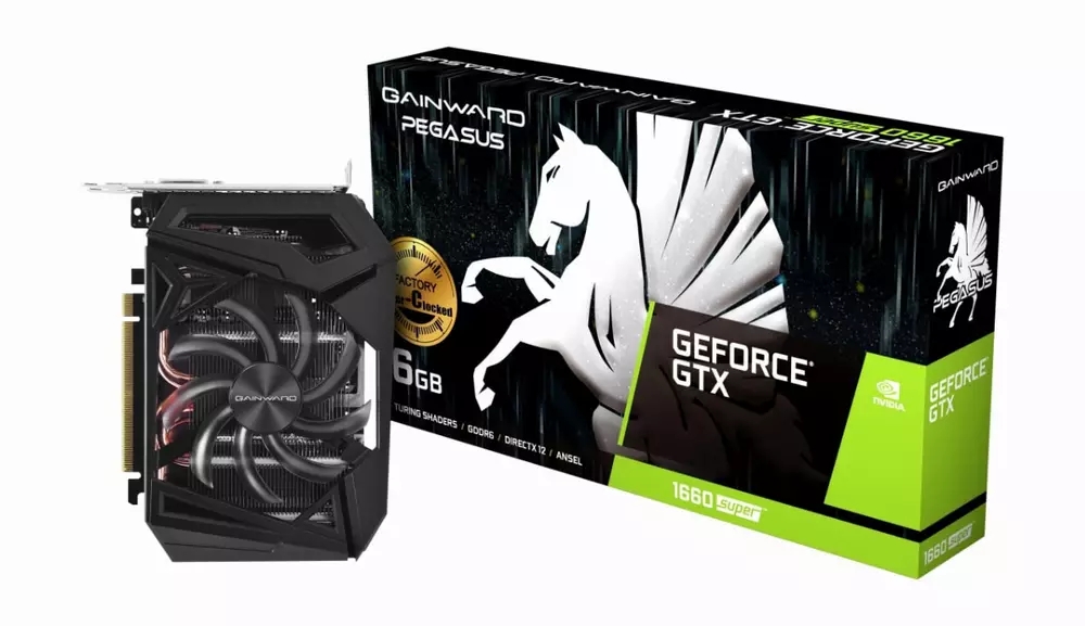 Видео карта GAINWARD GeForce GTX 1660 SUPER Pegasus OC 6GB