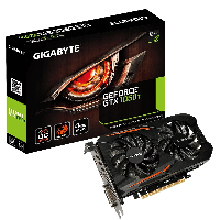 Видео карта Gigabyte GeForce GTX 1050 Ti OC 4G GDDR5