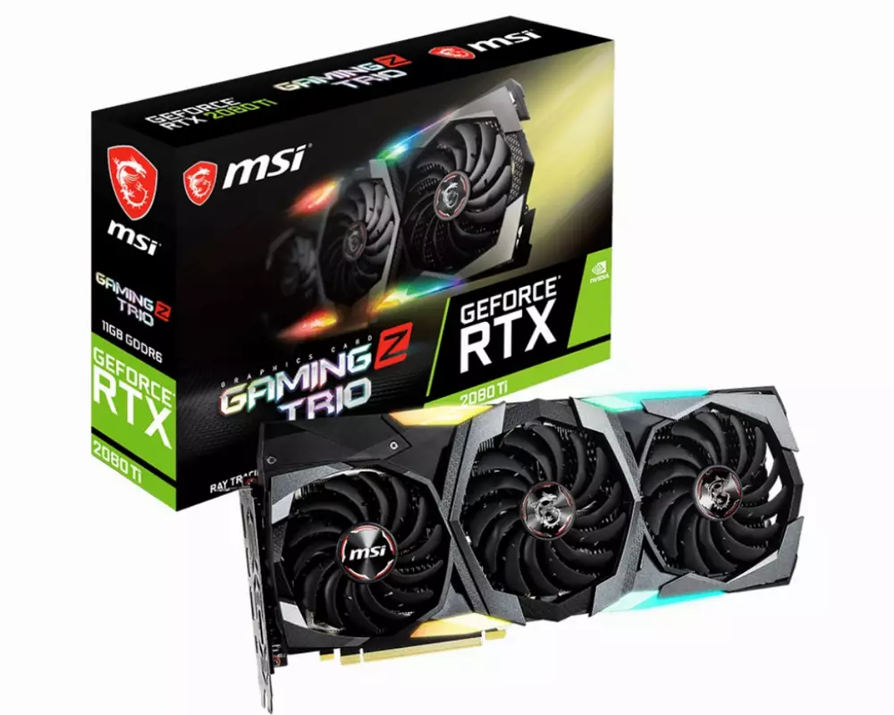 Видео карта MSI GeForce RTX 2080 TI GAMING Z TRIO 11GB