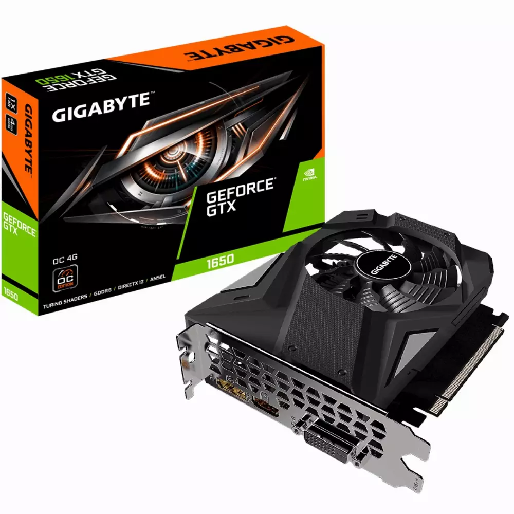 Видео карта GIGABYTE GeForce GTX 1650 D6 OC 4G