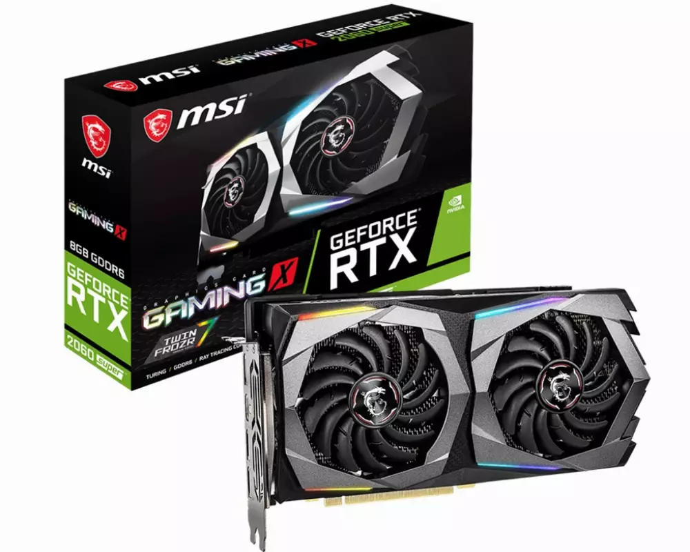 Видео карта MSI GeForce RTX 2060 SUPER GAMING X 8GB