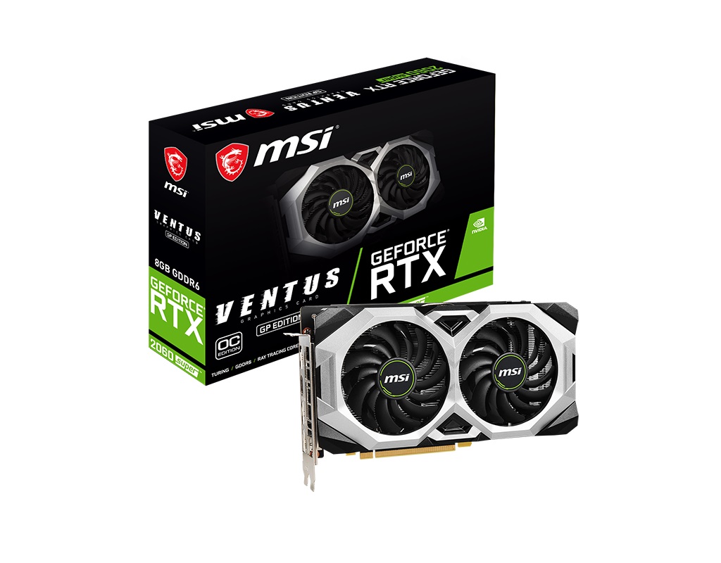 Видео карта MSI GeForce RTX 2060 SUPER VENTUS GP OC 8GB