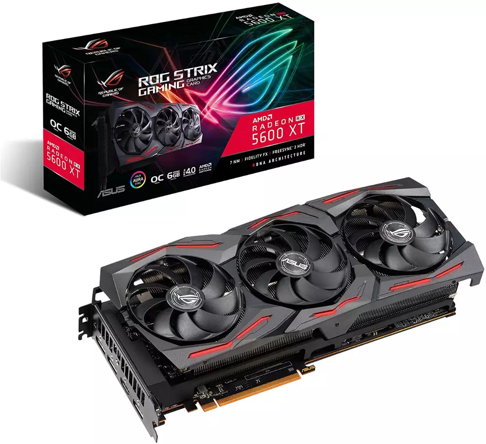 Видео карта ASUS ROG Strix Radeon RX 5600 XT OC 6GB