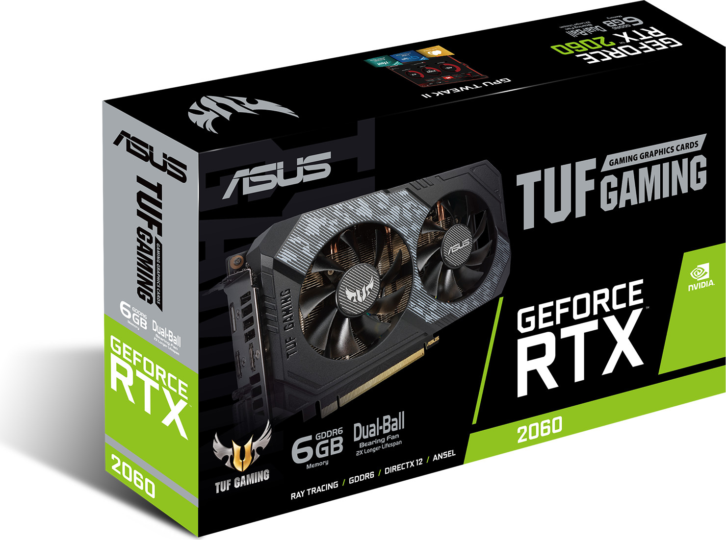 Видео карта ASUS TUF Gaming GeForce RTX 2060 6GB