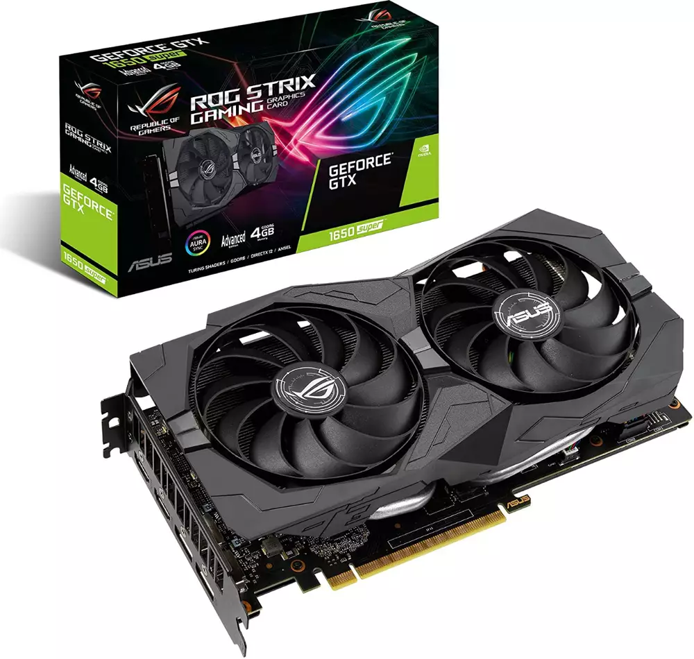 Видео карта ASUS ROG Strix GeForce GTX 1650 Advanced OC Edition 4GB