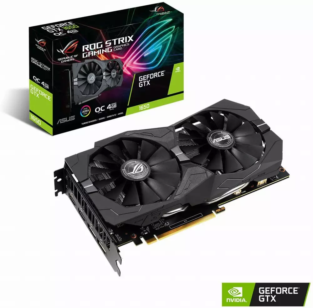 Видео карта ASUS ROG Strix GeForce GTX 1650 OC edition 4GB