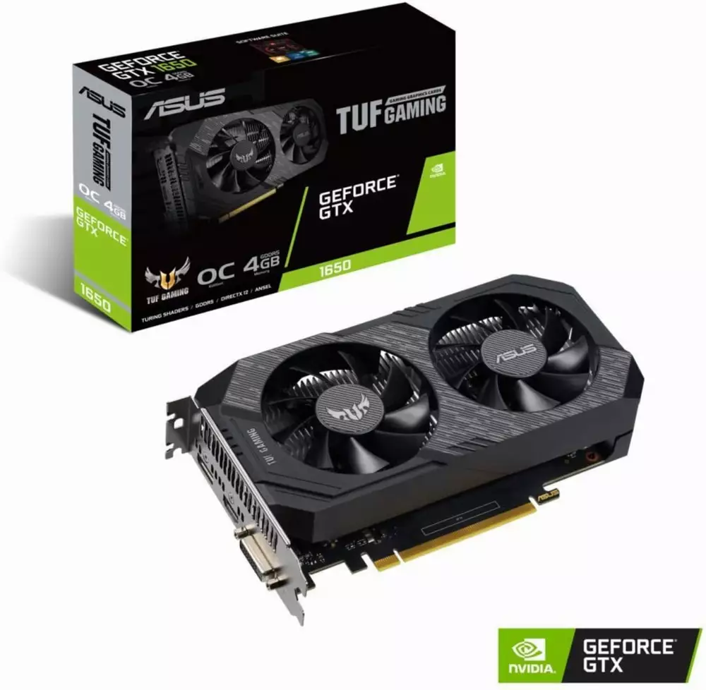 Видео карта ASUS TUF Gaming GeForce GTX 1650 OC Edition 4GB
