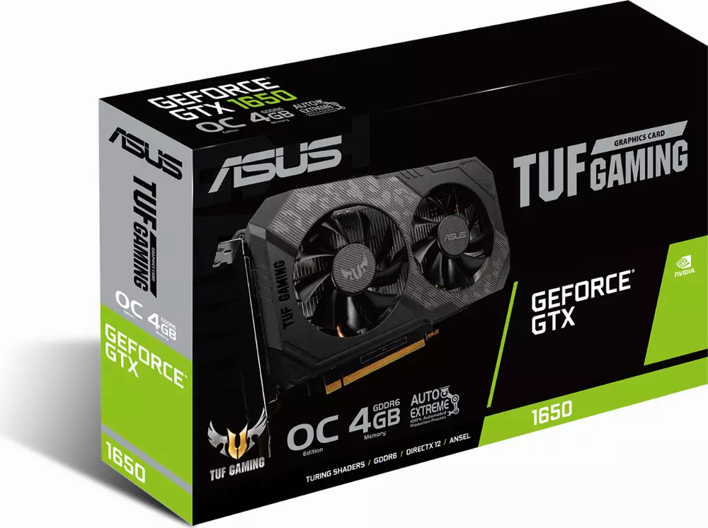 Видео карта ASUS TUF Gaming GeForce GTX 1650 OC Edition 4GB