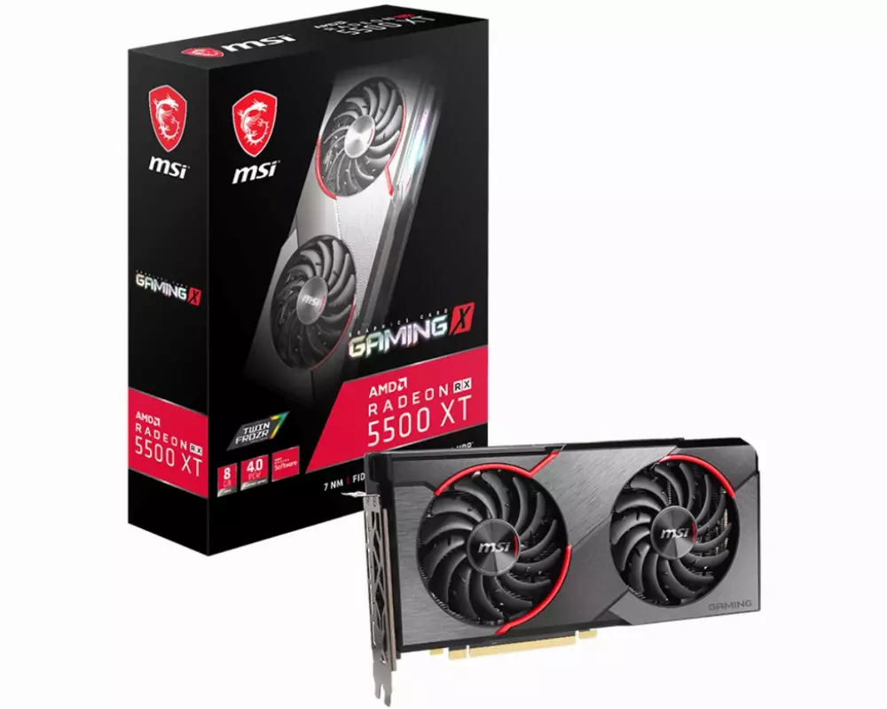 Видео карта MSI Radeon RX 5500 XT GAMING X 8G