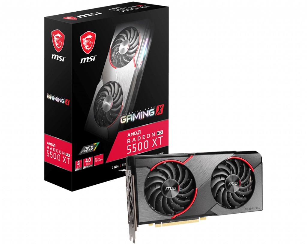 Видео карта MSI Radeon RX 5500 XT GAMING X 8G