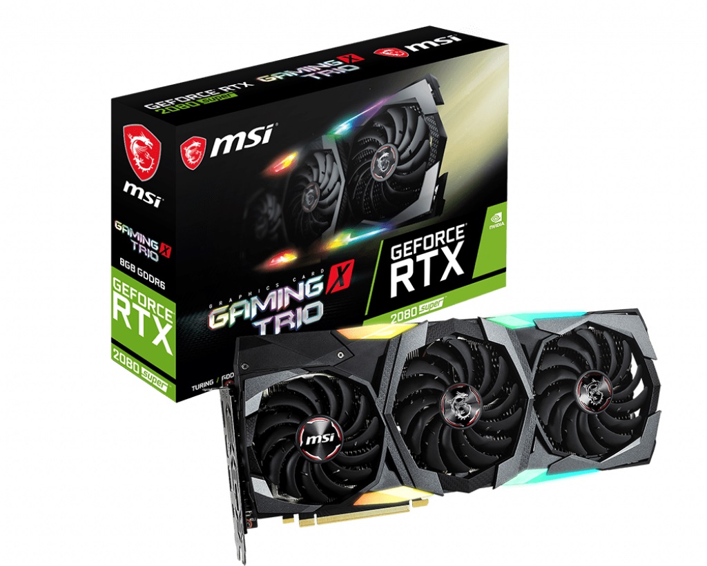 Видео карта MSI GeForce RTX 2080 SUPER GAMING X TRIO 8GB