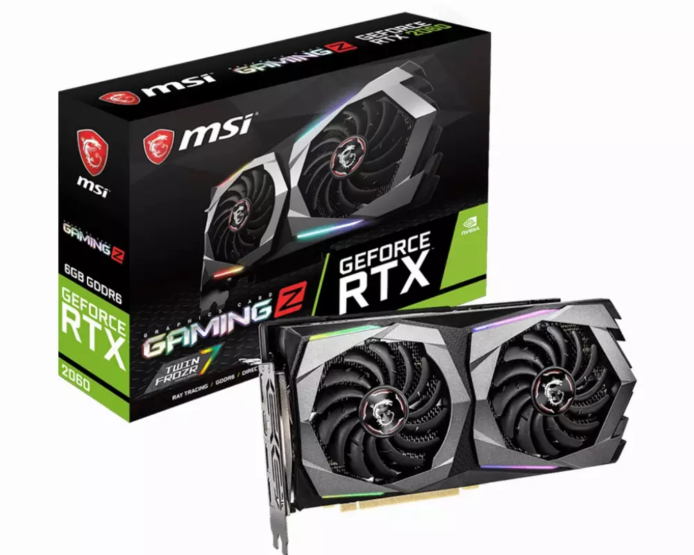 Видео карта MSI GeForce RTX 2060 GAMING Z 6G