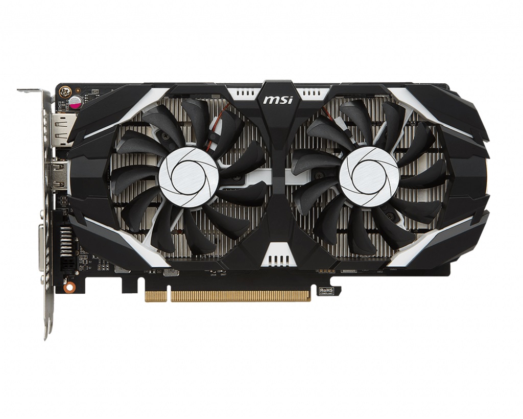 Видео карта MSI GeForce GTX 1050 TI 4GT OC