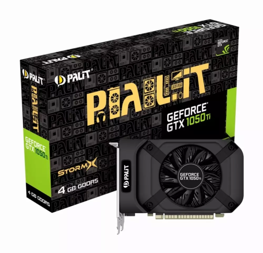 Видео карта Palit GeForce GTX 1050 Ti Storm X 4G