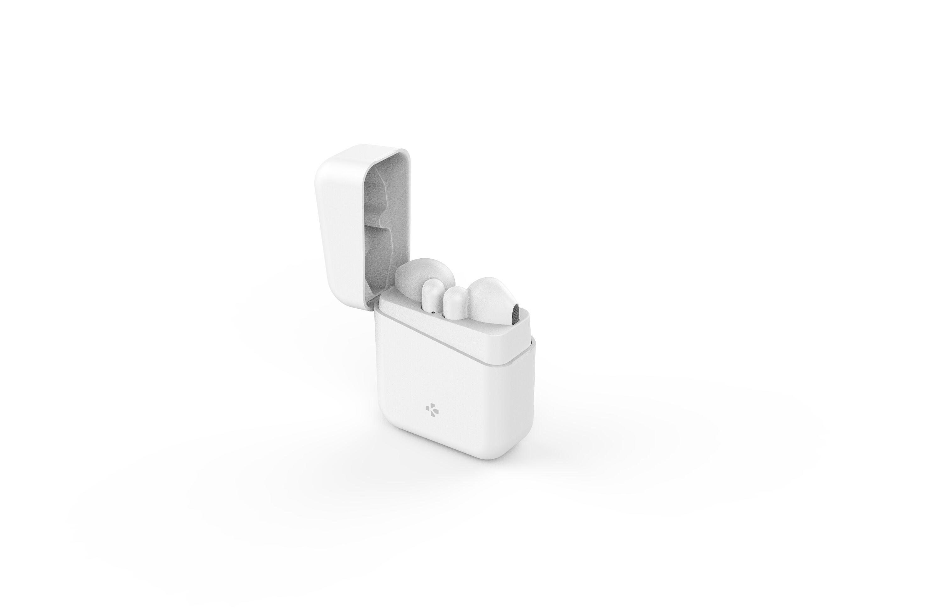 Блутут слушалки-тапи с докинг кутийка MyKronоz ZeBuds Lite, True Wireless, Бял