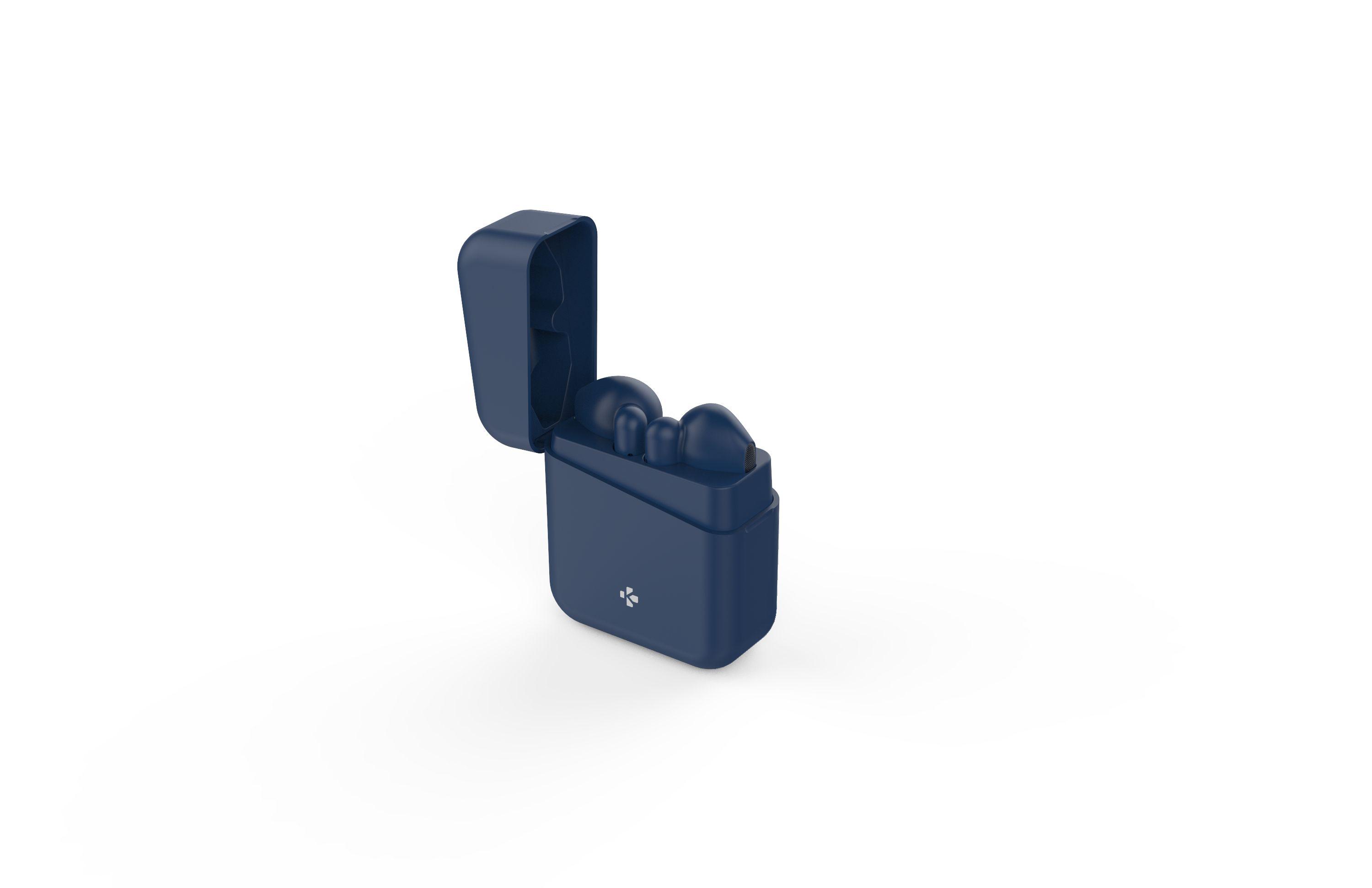 Блутут слушалки-тапи с докинг кутийка MyKronоz ZeBuds Lite, True Wireless, Сини