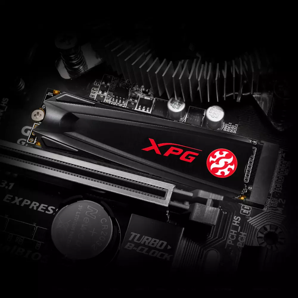 Диск SSD ADATA GAMMIX S5 512GB M.2 PCIe NVMe Gen 3.0 x4