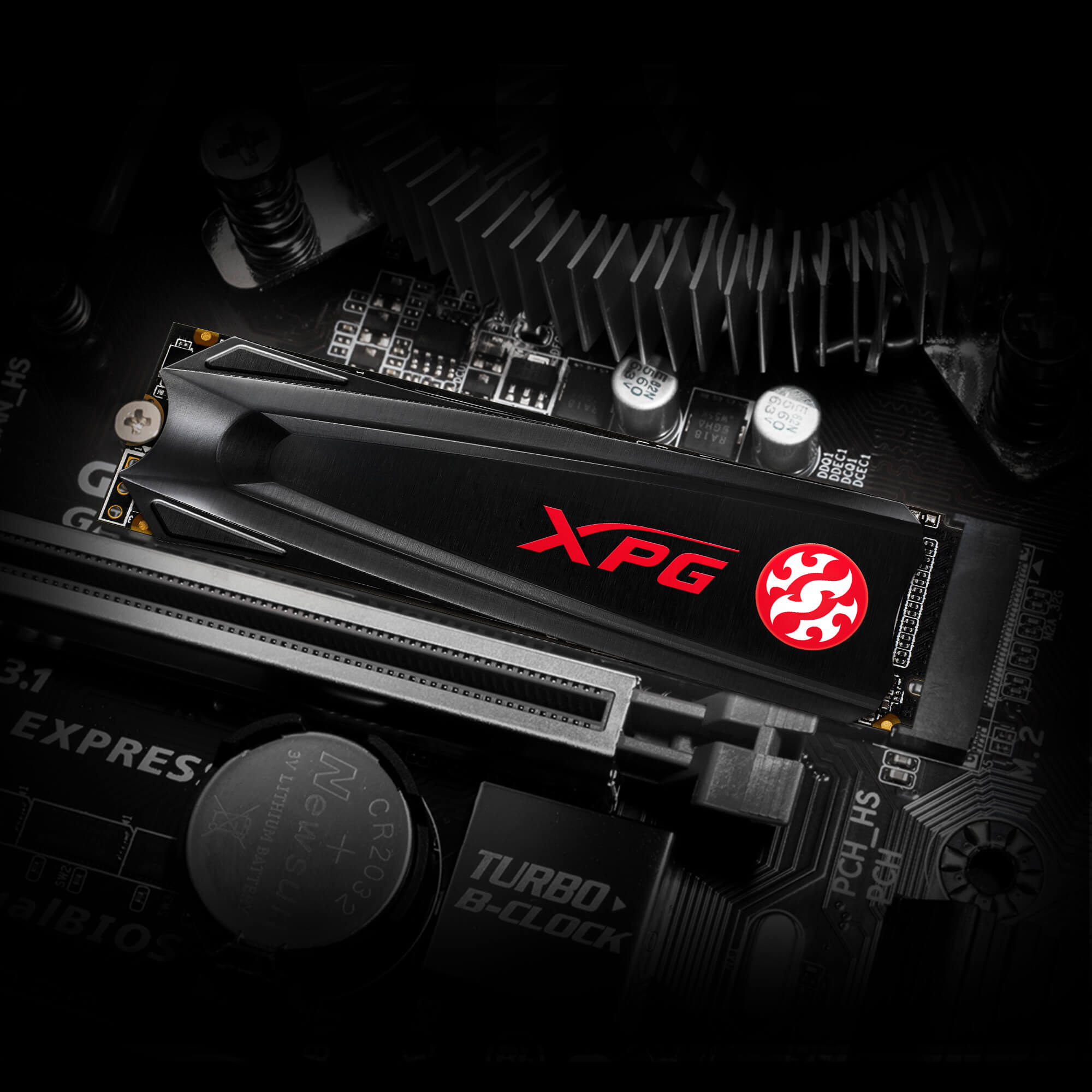 Диск SSD ADATA GAMMIX S5 512GB M.2 PCIe NVMe Gen 3.0 x4