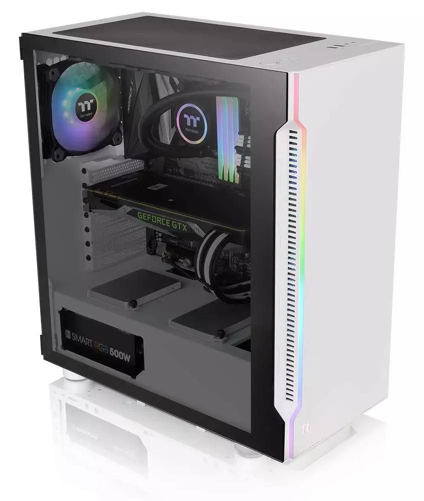 Кутия Thermaltake H200 TG Snow RGB
