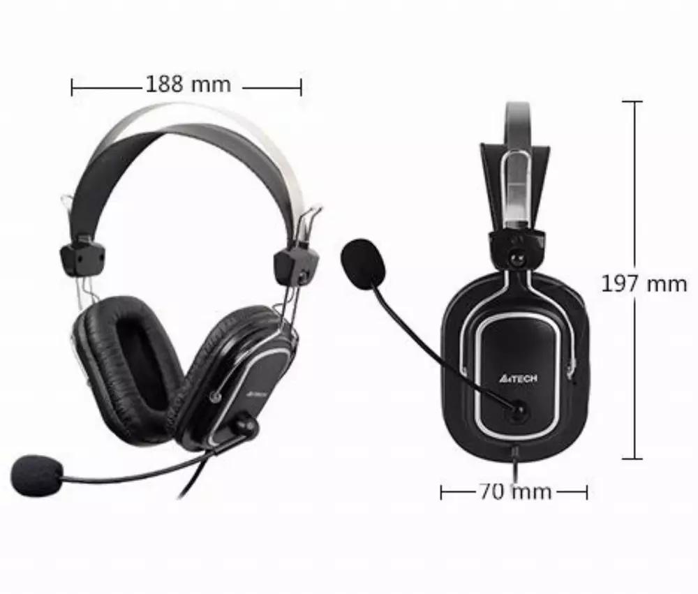Слушалки с микрофон A4TECH HU-50