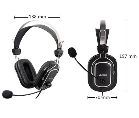 Слушалки с микрофон A4TECH HU-50