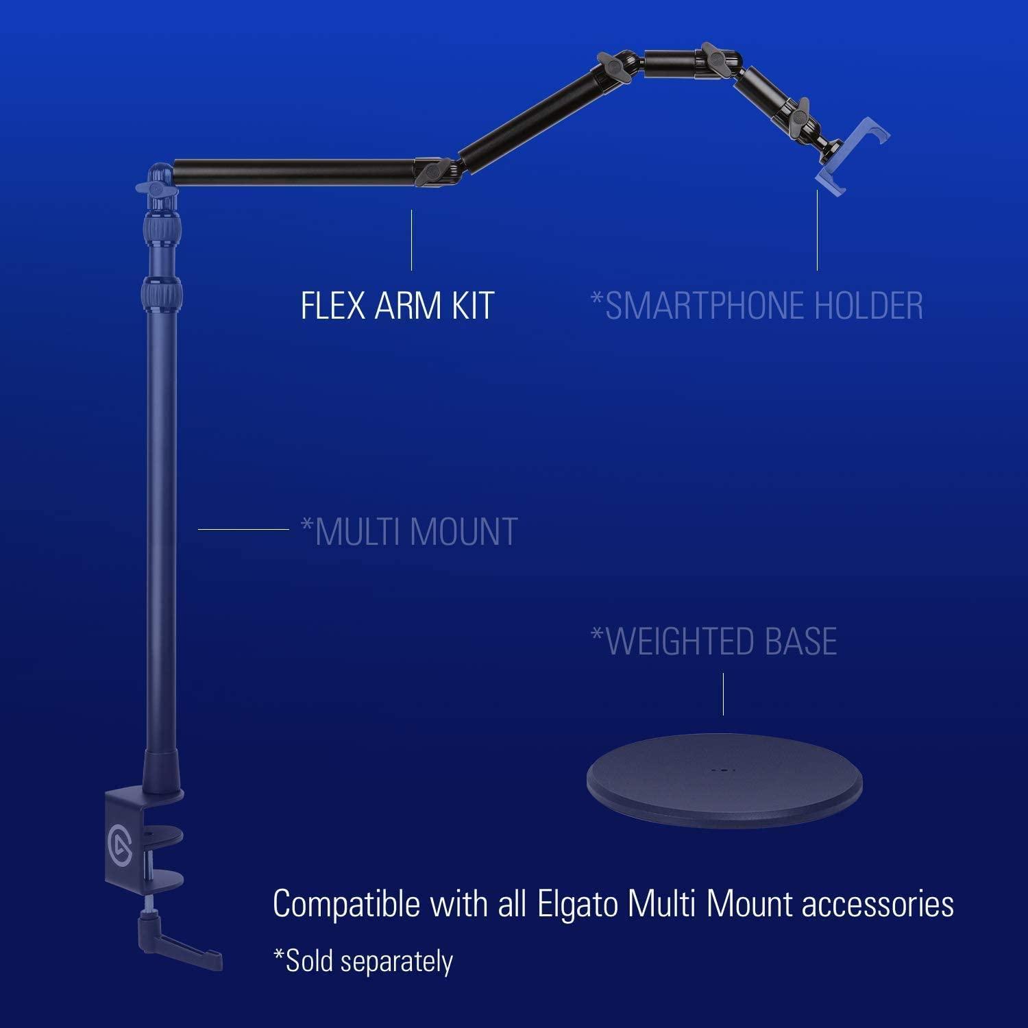 Уджително рамо Elgato Flex Arm Kit, Черна