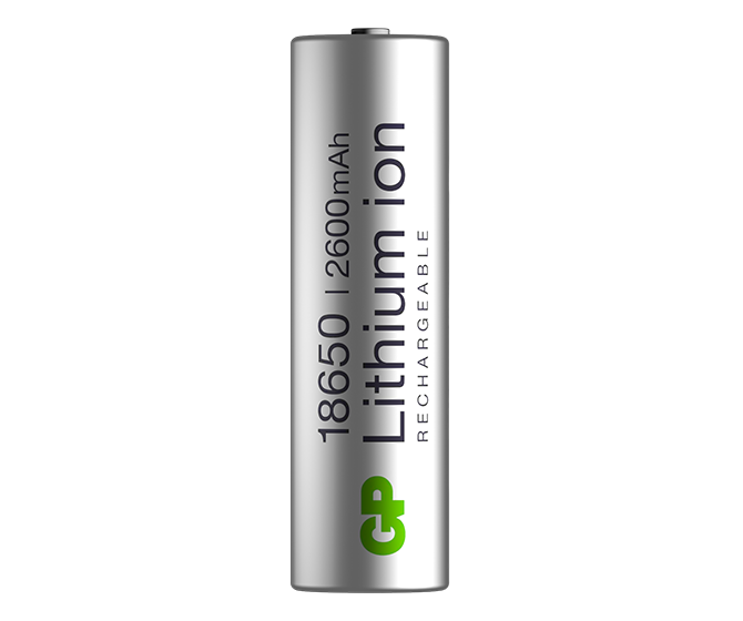 Batterie rechargeable GP 18650, 2600mAh, Li-ion