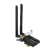 Безжичен адаптер TP-LINK Archer TX50E, AX3000 Wi-Fi 6, PCI-EX, Bluetooth 5.0, две външни антени