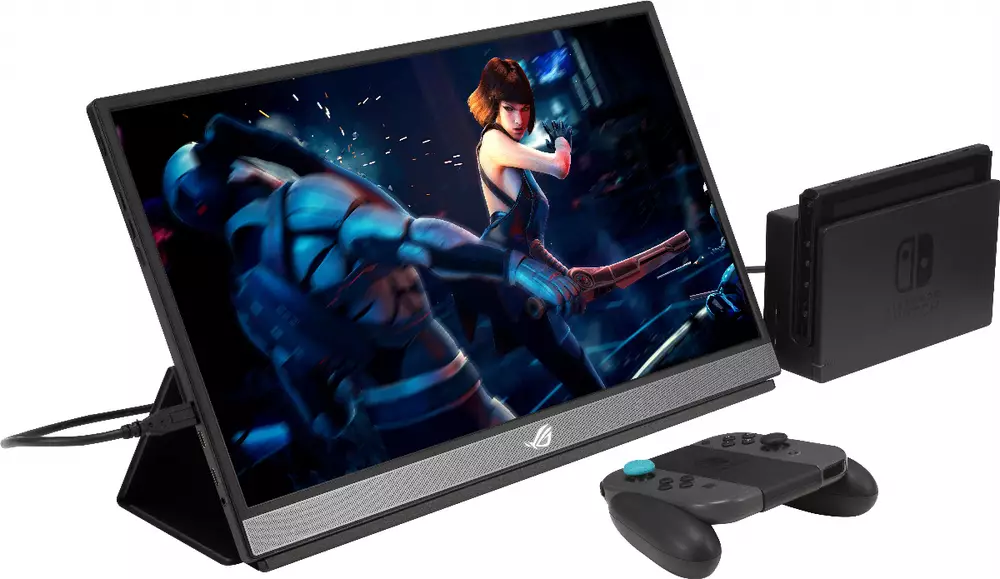 Οθόνη ASUS 17.3" ROG Strix XG17AHP, FHD (1920x1080), IPS, 240Hz, Adaptive-sync, ROG Tripod, USB Type-C, Μπαταρία