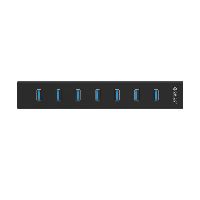 Orico хъб USB3.0 HUB 7 port Black - H7013-U3-AD