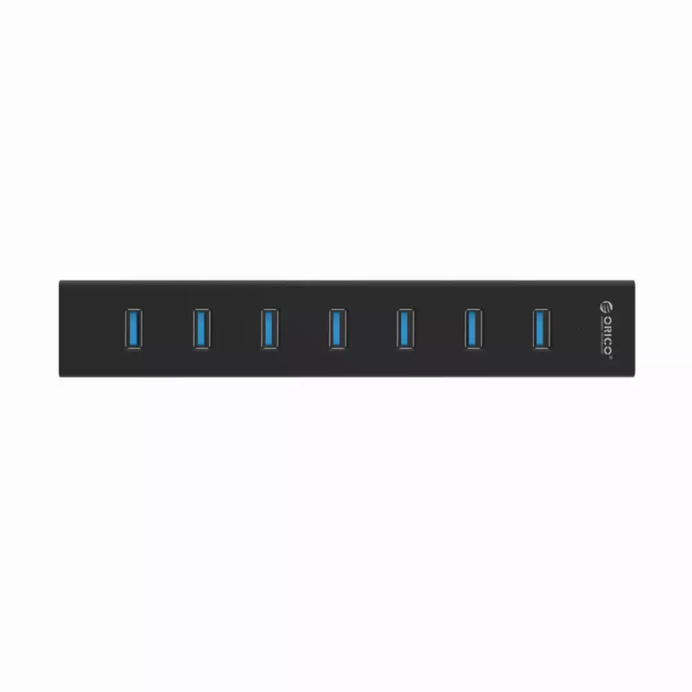 Orico хъб USB3.0 HUB 7 port Black - H7013-U3-AD