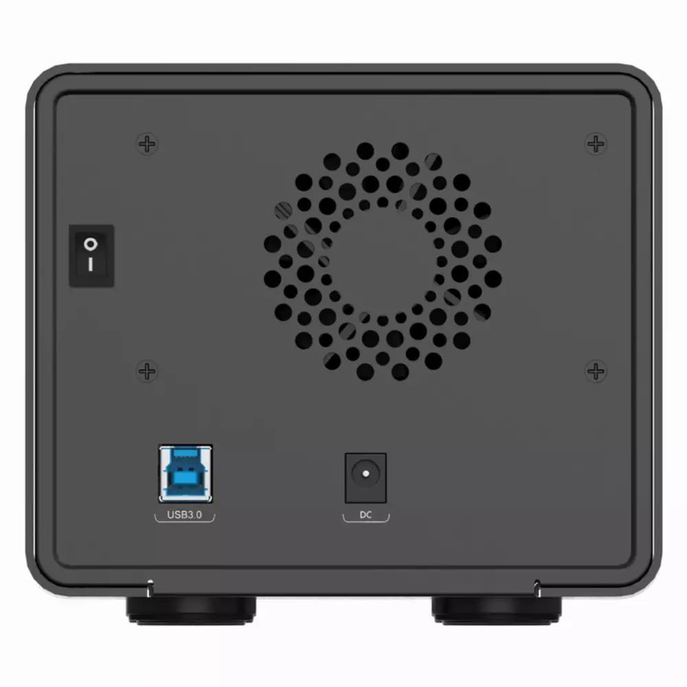 Външна кутия за два диска Orico 9528U3 Storage Case Dual Bay 3.5" Aluminium Black