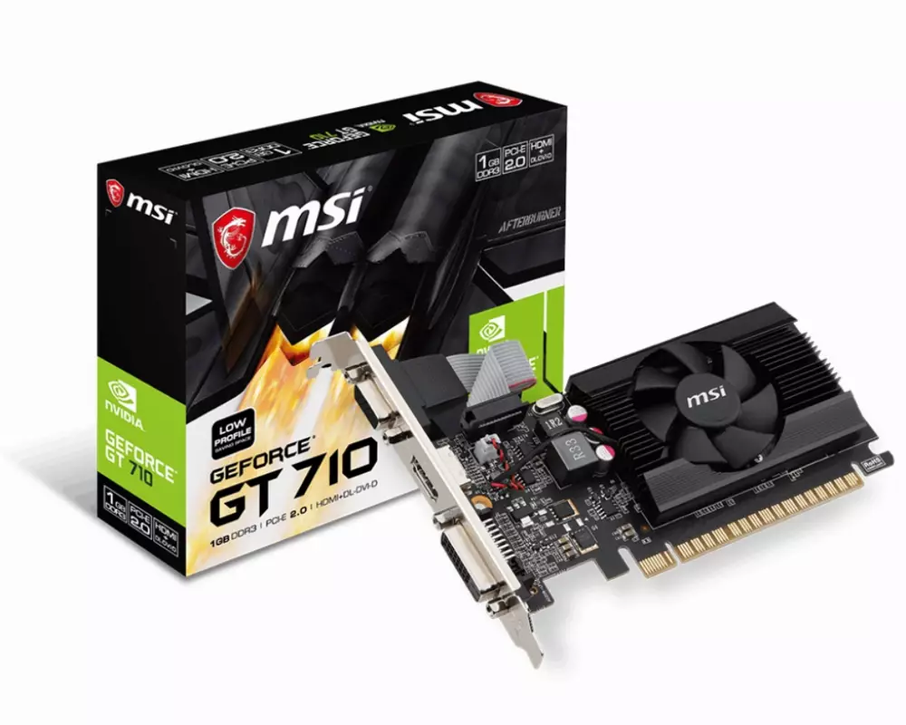 Видео карта MSI GeForce GT 710 1GD3 LP