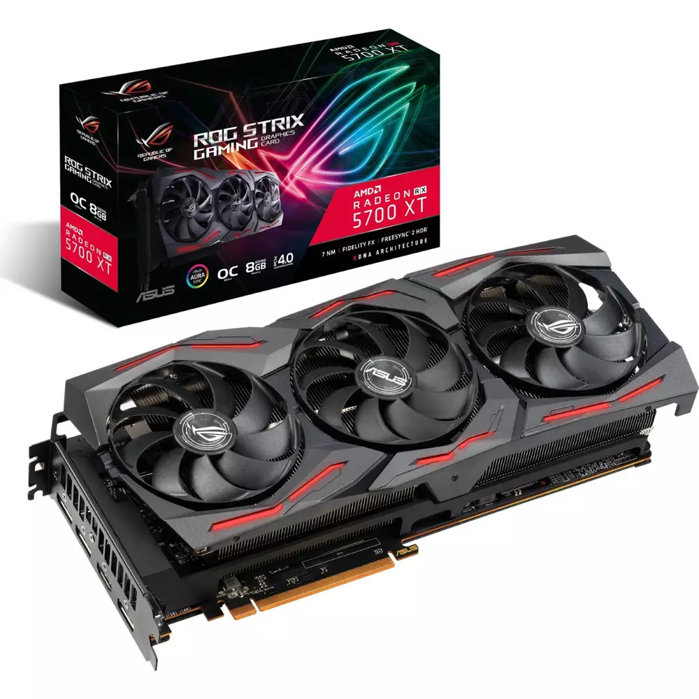Видео карта ASUS ROG Strix Radeon RX 5700 XT OC Еdition 8GB