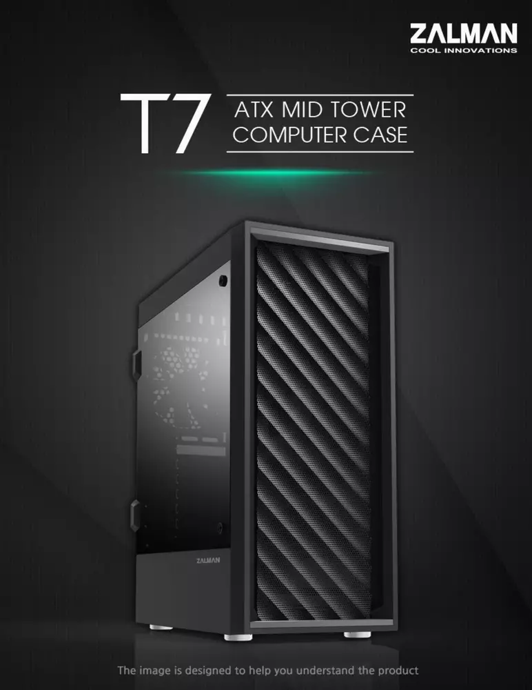 Кутия Zalman ZM-T7 Black