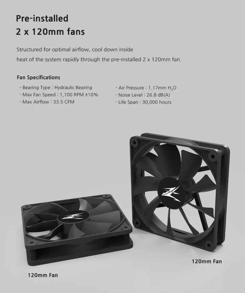 Кутия Zalman ZM-T7 Black